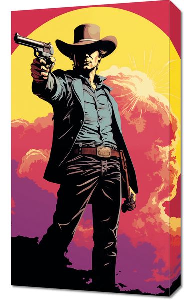 Obraz 40x70cm Strzelec z Epoki zdjęcie 1