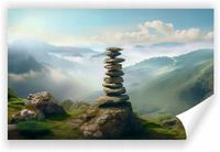 Fototapeta PREMIUM STRUKTURA ZMYWALANA góra Rushmore park narodowy