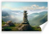 Fototapeta PREMIUM STRUKTURA ZMYWALANA góra Rushmore park narodowy