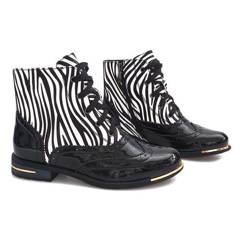 Botki Zebra 6722-1 Czarny r.40 na Arena.pl