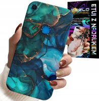 ETUI DO HUAWEI Y6S - NIEBIESKO ZIELONY MARMUREK PLECKI WZORY