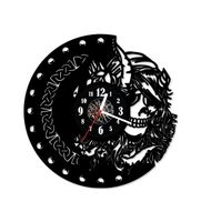 Zegar ścienny z płyty winylowej 314.13 Czaszka Wiking