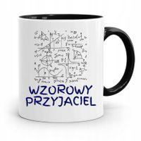 Kubek Czarny Dla Przyjaciela Wzorowy Przyjaciel Z Nadrukiem Ze Zdjęciem