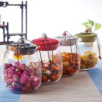 Kreatywny Szklany Pojemnik - SŁOIK   Do Przechowywania Żywności - WWIELOFUNKCYJNY (600ml)