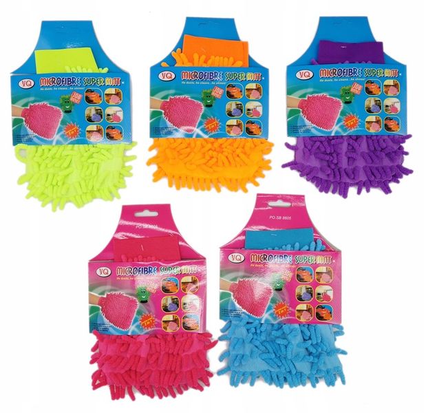 Rękawica z mikrofibry do czyszczenia kurzu mycia zdjęcie 6