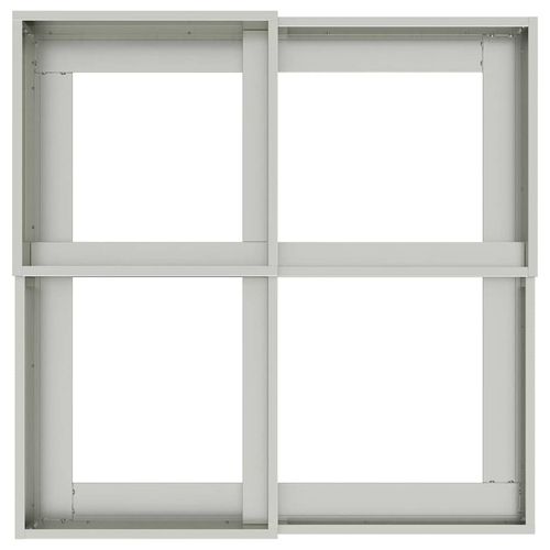 Doniczka ogrodowa Srebrny 100 x 100 x 60 cm Stal galwanizowana na Arena.pl