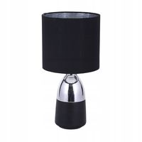 Lampa stołowa Altom Design czarny, szary 40 W