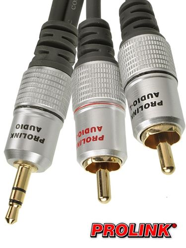 Prolink Exclusive kabel Jack 3,5 mm - 2RCA 5 m na Arena.pl