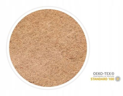 Materac do Łóżeczka Piankowy Kokos LUX Strefowy 120 x 60 x 11 cm na Arena.pl