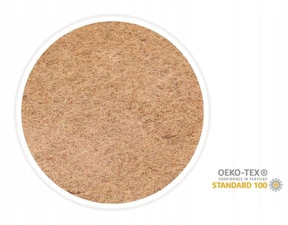 Materac do Łóżeczka Piankowy Kokos LUX Strefowy 120 x 60 x 11 cm zdjęcie 11