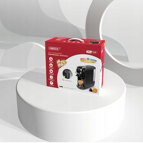 HiBREW H2B 5w1 Multi Capsule Ekspres do kawy 5w1 19Bar Wskaźnik LED na Arena.pl