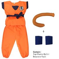 Dorosłe Garnitury Dla Dzieci Son Goku Anime Cosplay Kostiumy Świąteczne