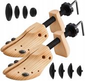 DREWNIANE PRAWIDŁA do ROZCIĄGANIA BUTÓW REGULOWANE 36-41 PARA 2 SZT