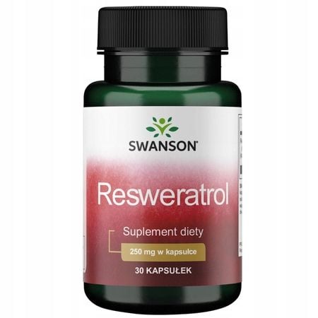 Swanson RESVERATROL 250mg RESWERATROL 30 kap SERCE na Arena.pl
