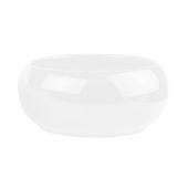 Doniczka Ceramiczna PIANO MISA D 14 H 6 biała połysk