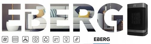 Termowentylator Farelka EBERG NOX Grzejnik elektryczny kolumnowy 1500W na Arena.pl