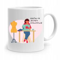 Kubek Prezent Krawcowej Krawca Zaufaj Mi Z Nadrukiem Ze Zdjęciem