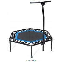 Trampolina akrobacyjna , fitness SportPlus 126 cm do 130kg niebieska