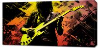Obraz 100x50cm Gitarowa Pasja Na Elektryku