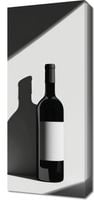 Obraz 30x70cm Butla Wina