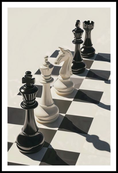 Plakat 56,6x86,4cm Szach i Mat zdjęcie 3