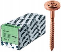 E-NORM Wkręty miedziane PZD 4,5 x 35 mm 100 sztuk