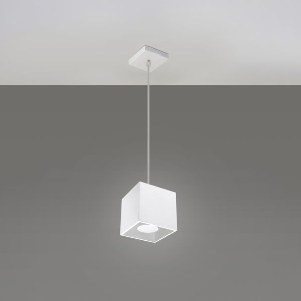 Lampa wisząca QUAD 1 biały zdjęcie 2