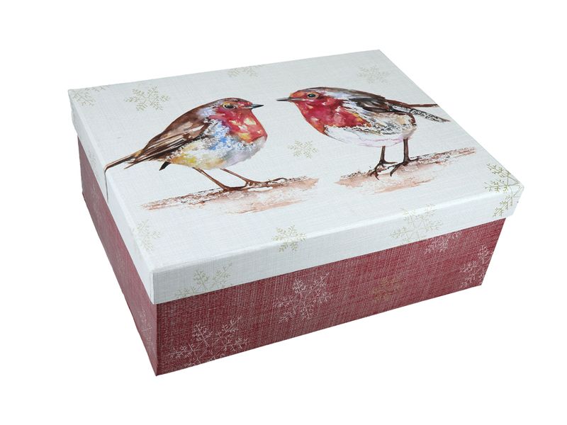 Kpl. 4 kubków - Winter Robin zdjęcie 3