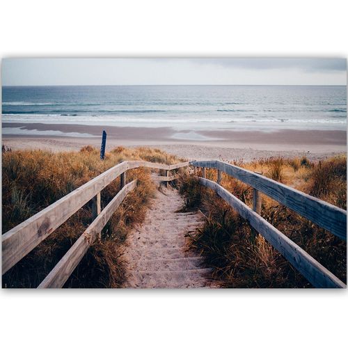 Obraz na płótnie – Canvas, plaża i morze 60x40 na Arena.pl