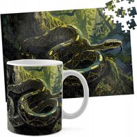 ZESTAW KUBEK + PUZZLE 110EL - ZWIERZĘTA WĄŻ