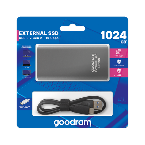 Dysk SSD Goodram HL100 1TB GB USB 3.2 na Arena.pl