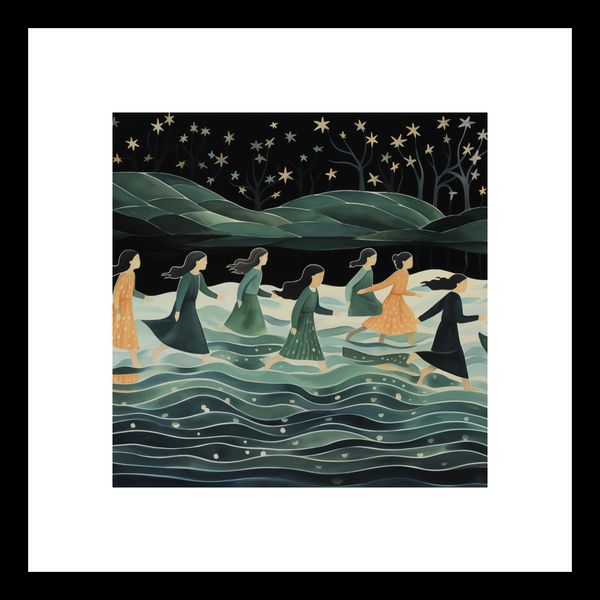 Plakat 20x20cm Nocna Procesja zdjęcie 3