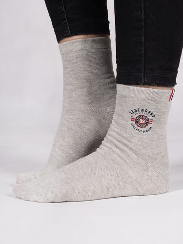 Skarpety dziecięce chłopięce bawełniane z napisem 3PAK 23-26 YOCLUB na Arena.pl