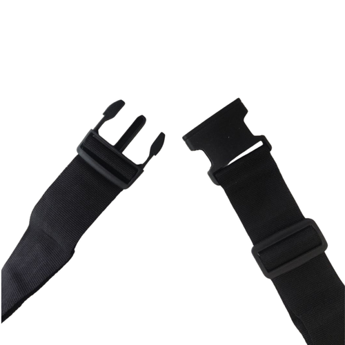 PAS DO WALIZKI ZABEZPIECZAJĄCY SPINAJĄCY BAGAŻ PODRÓŻNY POJEDYNCZY CZARNY na Arena.pl