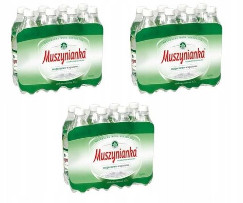 Muszynianka woda wysokozmineralizowana 24 szt x 600 ml 3 zgrzewki na Arena.pl
