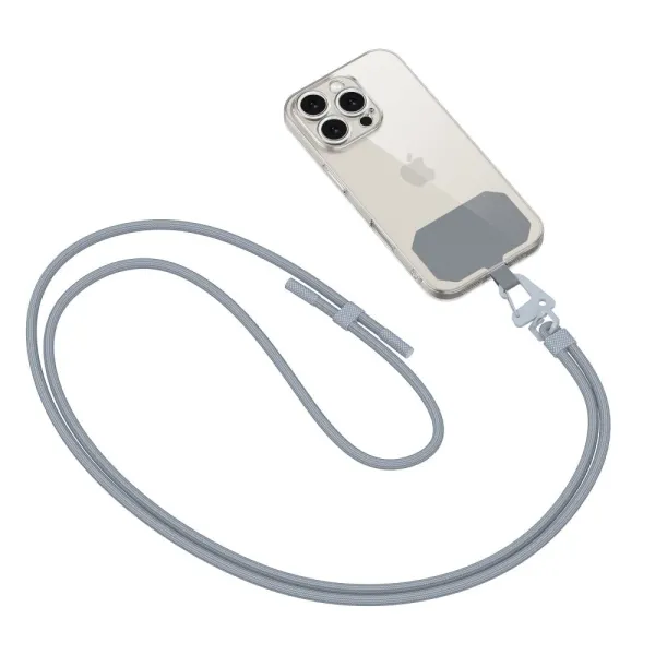 Smycz Tech-Protect C5S Rope Crossbody Strap - szara zdjęcie 1
