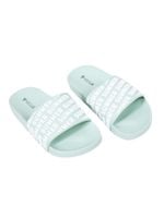 Klapki damskie napis 3D miętowe 37 YOCLUB