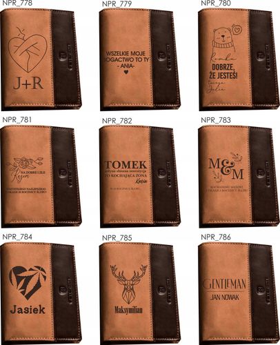 Portfel dla SZEFA Twój tekst imię JAKOŚĆ grawer PL na Arena.pl