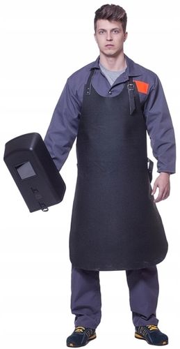 Lekki Fartuch Spawalniczy Skórzany Ochronny Dla Spawacza Trudnopalny 72x122 na Arena.pl