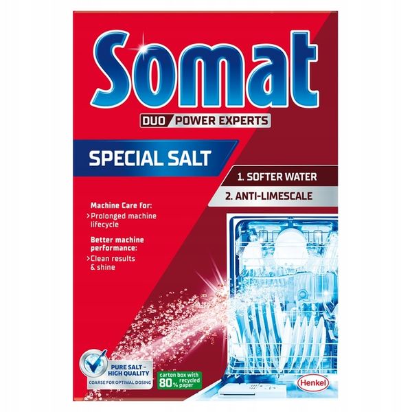 Somat Sól do Zmywarki Zmiękczająca Wodę 2,5 kg zdjęcie 1