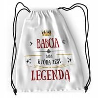 Plecak Dla Babci Sportowy Szkolny Worek Torba Z Nadrukiem Ze Zdjęciem