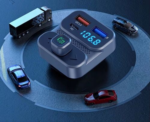 TRANSMITER FM BLUETOOTH 5.3 DRMZ SZYBKA ŁADOWARKA QC3.0 PD 36W USB na Arena.pl