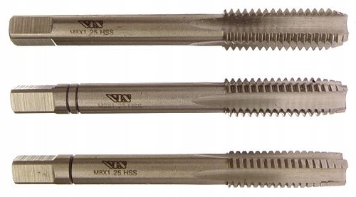 GWINTOWNIK RĘCZNY M8 HSS VIS KOMPLET GWINTOWNIKÓW 8mm na Arena.pl