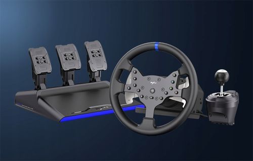 Kierownica PXN-V99 z Pedałami i Skrzynią Biegów PC PS4 XBOX SWITCH 900° na Arena.pl