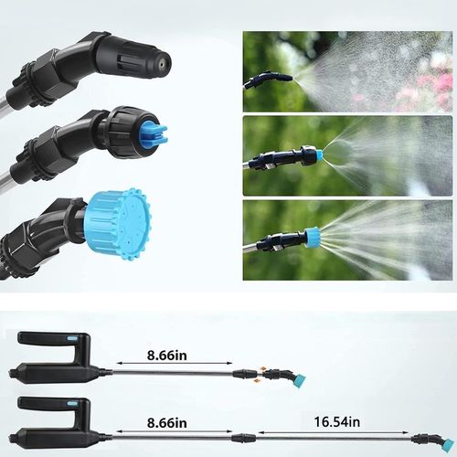 OPRYSKIWACZ CIŚNIENIOWY AKUMULATOROWY ELEKTRYCZNY RĘCZNY OGRODOWY 5L 3DYSZE na Arena.pl