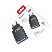 Szybka ładowarka GAN 45W 2 porty kostka do Google Pixel 10A