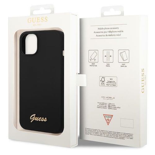 Etui Guess do iPhone 15 Plus, iPhone 14 Plus, Czarny na Arena.pl