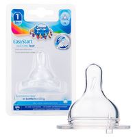 CANPOL Smoczek do butelek szerokootworowych easystart wolny przepływ 3m+ 1 sztuka