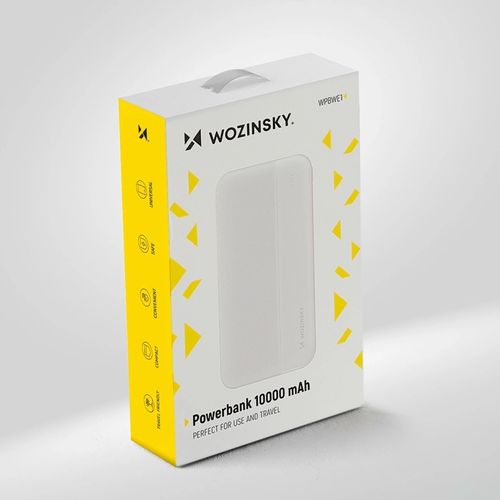 Wozinsky powerbank Li-Po 10000mAh 2 x USB biały (WPBWE1) na Arena.pl