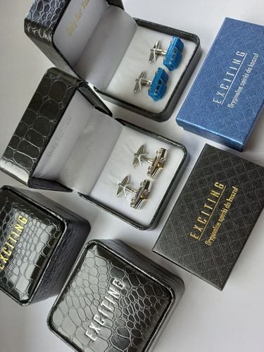 Spinki do mankietów EXC PARAGRAF Prezent dla Radcy Prawnika w pudełku na Arena.pl